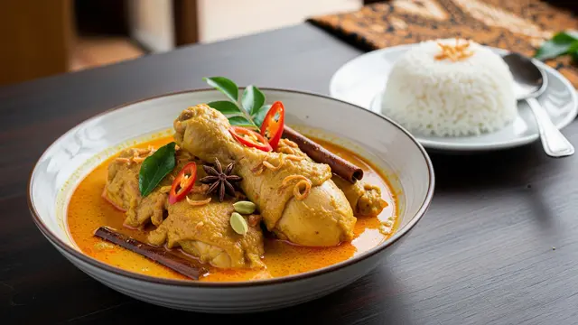 Resep Ayam Gulai Padang Pakai Santan Instan/Gemini AI