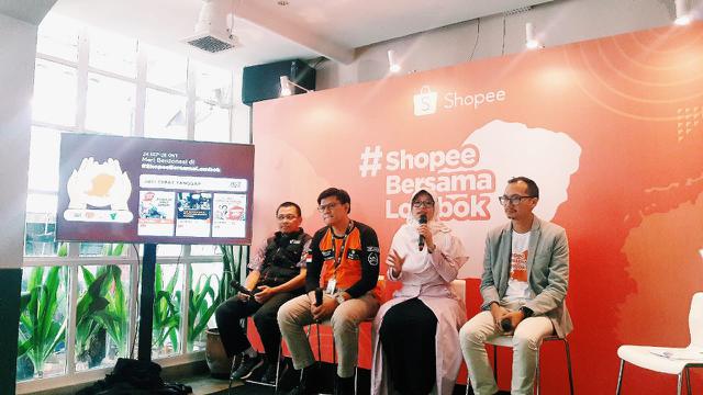 Gandeng Tiga Mitra Lembaga Kemanusiaan, Shopee Galang Donasi Untuk Lombok