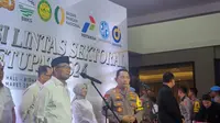 Menko PMK Muhadjir Effendy setelah rapat koordinasi lintas sektoral Operasi Ketupat 2024 di Hotel Bidakara, Jakarta, Senin (25/3/2024). (Merdeka.com/ Bachtiarudin Alam)