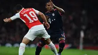 HAMPA GOL - Bigmatchi antara Arsenal melawan Bayern Munchen berakhir imbang 0-0 di babak pertama. (uefa.com)