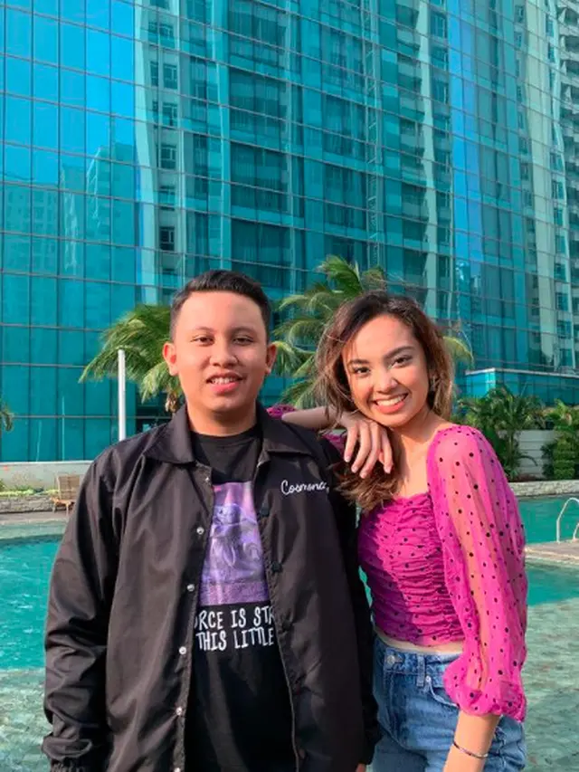 Potret Kebersamaan Lyodra Ginting dan Kekasih. (Sumber: Instagram/glend_hagai)