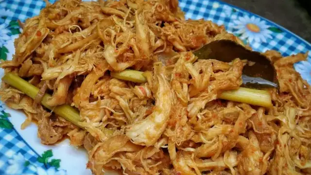 Resep ayam suwir. (dok. Cookpad @cooking_with_hadleny)