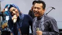Anang dan Ashanty saat tampil di acara Muhammadyah di Kudus, Jawa Tengah