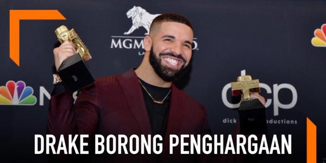 VIDEO: Drake Borong 12 Penghargaan Billboard Music Awards 2019