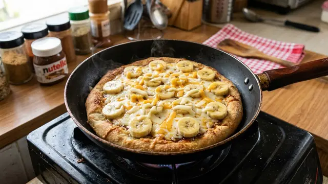 Resep pizza pisang keju