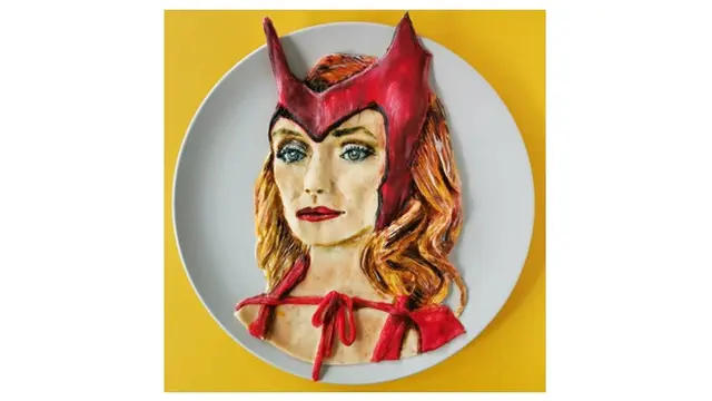 6 Karya Seni dari Makanan Bentuk Superhero Ini Estetik Banget, Unik