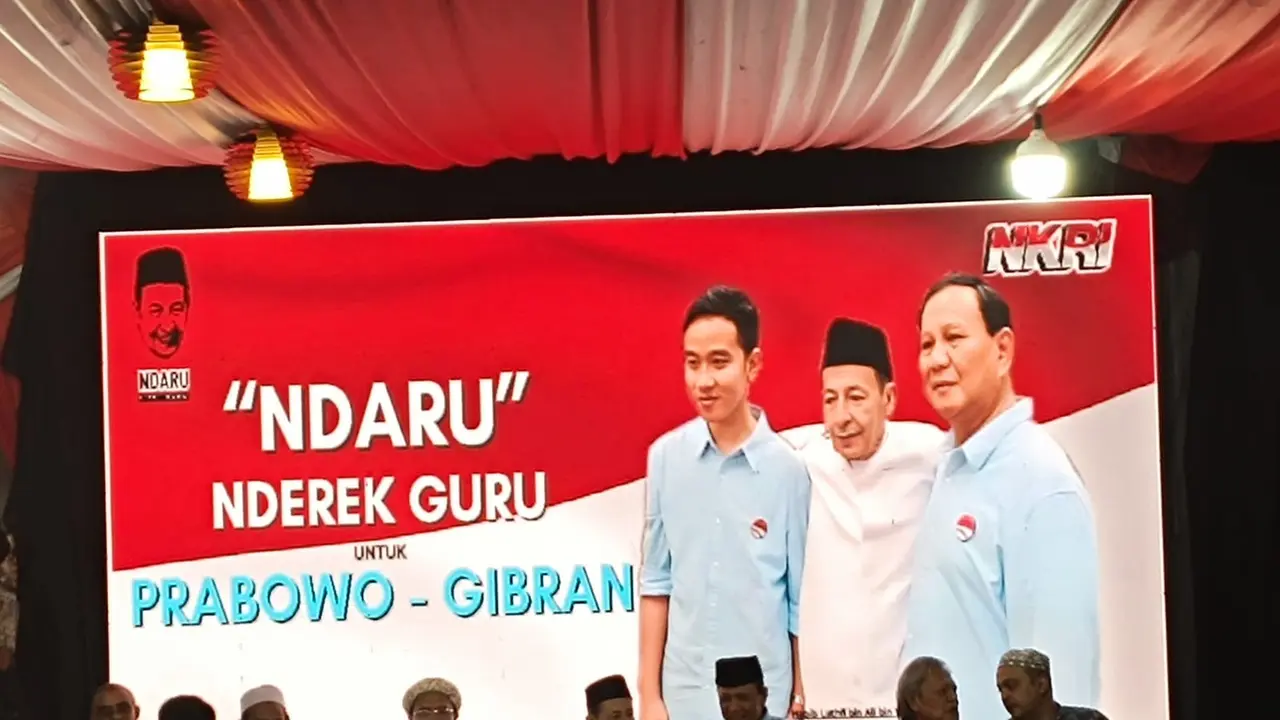 Relawan Nderek Guru Deklarasikan Dukungan ke Prabowo-Gibran