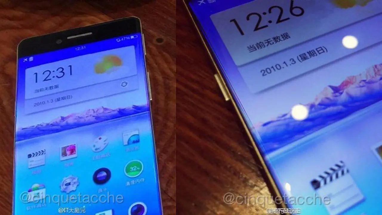 Beginikah Tampang Smartphone Tipis Oppo R7?