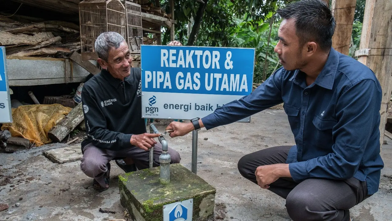 PGN Bangun 10 Reaktor Biogas di Semarang. (Foto: PGN)