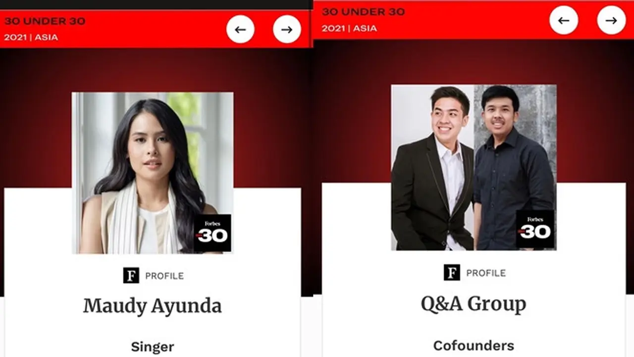 Daftar Anak Muda Indonesia yang Masuk Forbes 30 Under 30 Asia 2021, Bikin Bangga