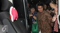 Wakil Menteri Keuangan RI era Presiden Susilo Bambang Yudhoyono, Anny Ratnawati usai menjalani pemeriksaan KPK,Jakarta,Selasa (26/4/2016). (Liputan6.com/Helmi Afandi)