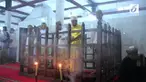 Di Cirebon, jawa barat , digelar suatu tradisi Grebeg Agung oleh keluarga kesultanan kanoman cirebon, jumat pagi (1/9/2017)