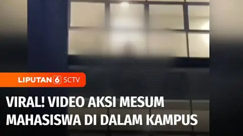 VIDEO: Viral! Video Aksi Mesum Mahasiswa di dalam Ruangan Kampus PTN di Surabaya