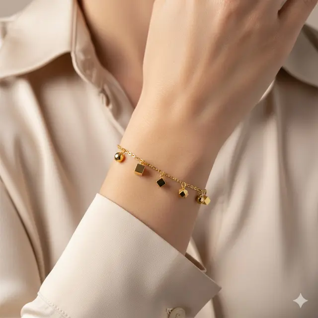 8 Model Gelang Emas 2 Gram 16K Bola Kecil yang Lagi Hits di 2025, Desain Simple tapi Tetap Mewah dan Berkelas