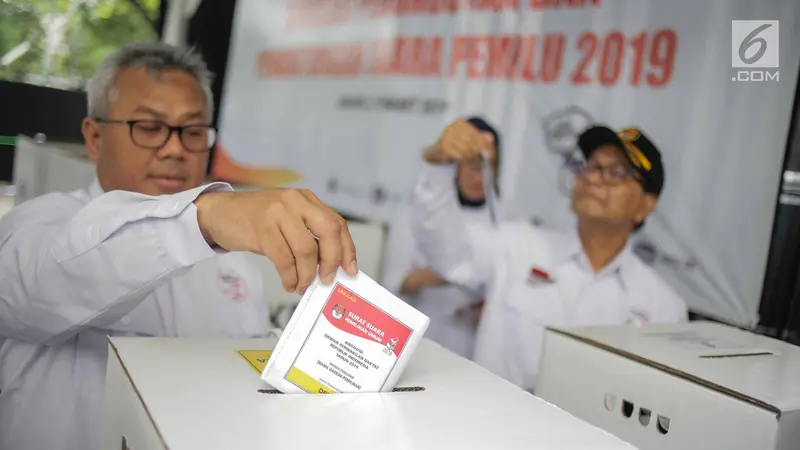 KPU Simulasi Pemungutan dan Penghitungan Suara Pemilu 2019