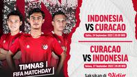 Jadwal dan Live Streaming Indonesia Vs Curacao Pekan Ini di Vidio, 24&27 September 2022. (Sumber : dok. vidio.com)