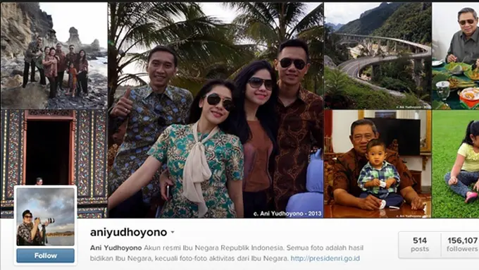 (c) Instagram.com/aniyudhoyono