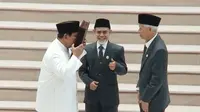 Momen Prabowo Cium Mushaf Alquran di Gontor