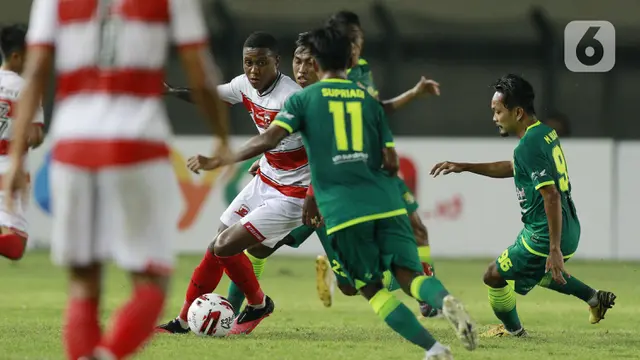 FOTO: Taklukkan Madura United, Persebaya Surabaya Kuasai Puncak Grup C Piala Menpora 2021