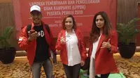 PKPI menyerahkan Laporan Penerimaan dan Pengeluaran Dana Kampanye (LPPDK) Pemilu 2019 kepada KPU. (Liputan6.com/Ika Defianti)
