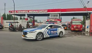 Polda Sumut Kawal Distribusi BBM Pertamina, Penyaluran di Medan Kembali Normal