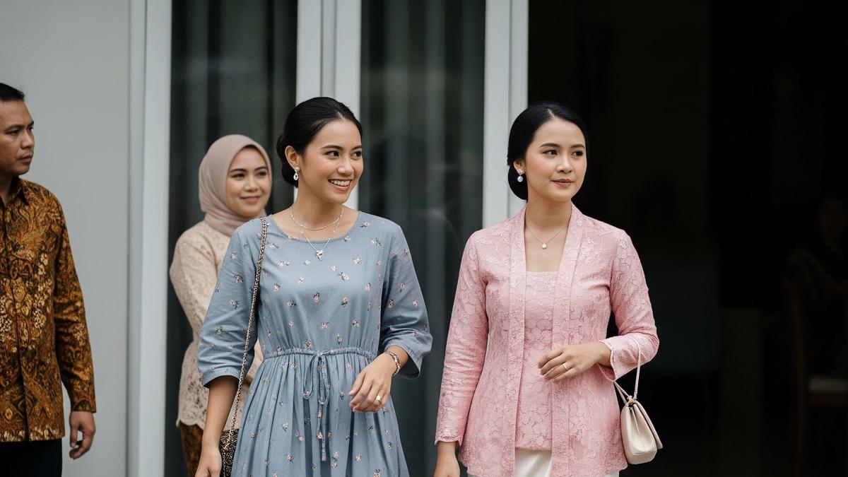 10 Inspirasi Baju Kondangan di Rumah, Paduan Sederhana &amp; Elegan untuk Resepsi Santai