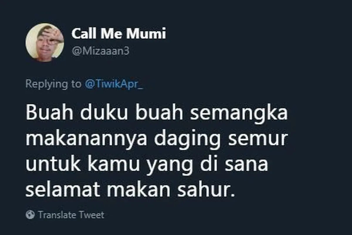 pantun puasa (foto: twitter)