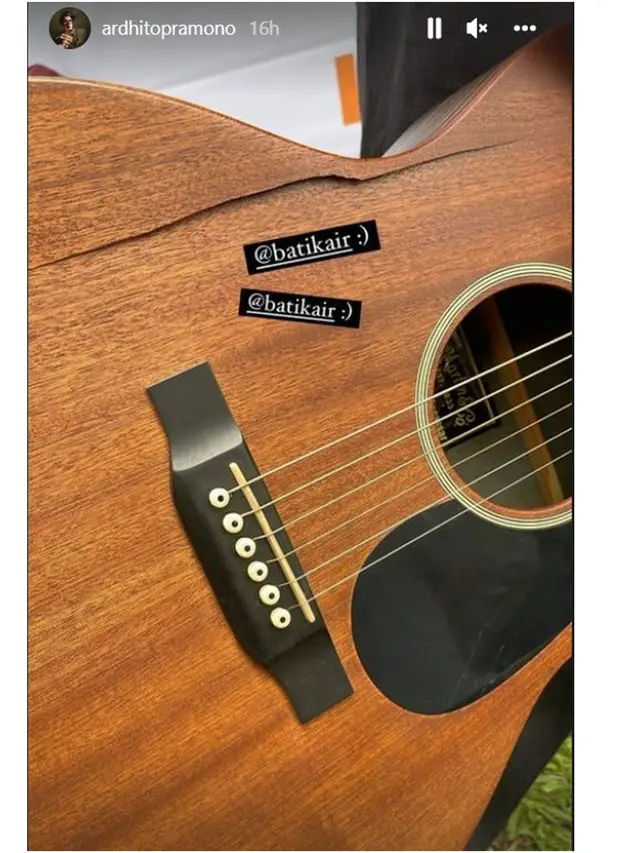 Gitar Belasan Juta Ardhito Pramono Rusak di Bagasi Pesawat, Begini Kronologinya