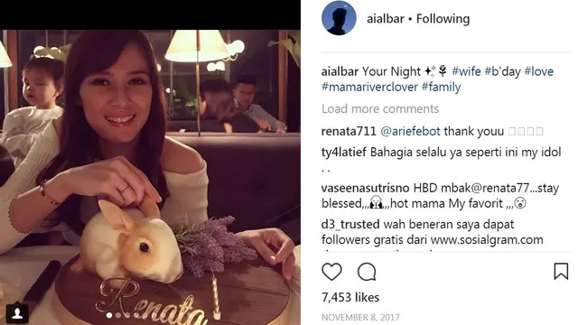 Makna Kue Kelinci dari Fachri Albar untuk Renata Kusmanto