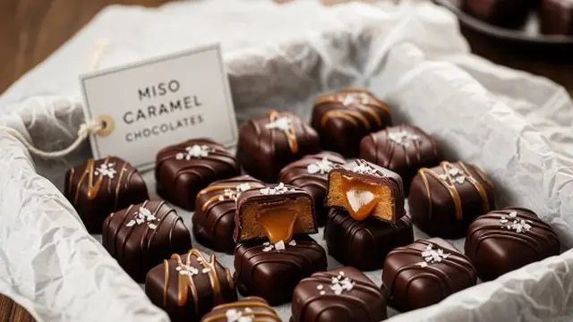 Miso Caramel Chocolates