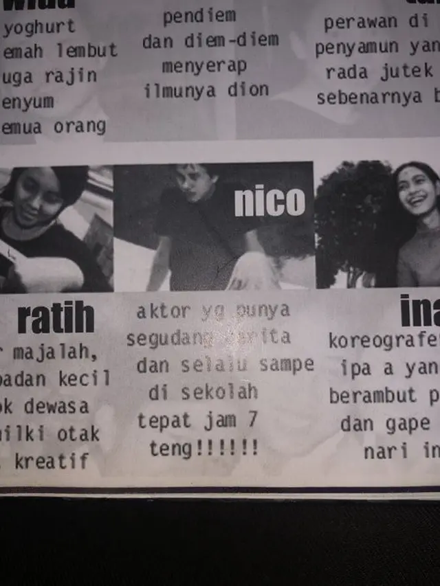 Jadi Trending, Ini 6 Potret Lawas Nicholas Saputra saat SMA