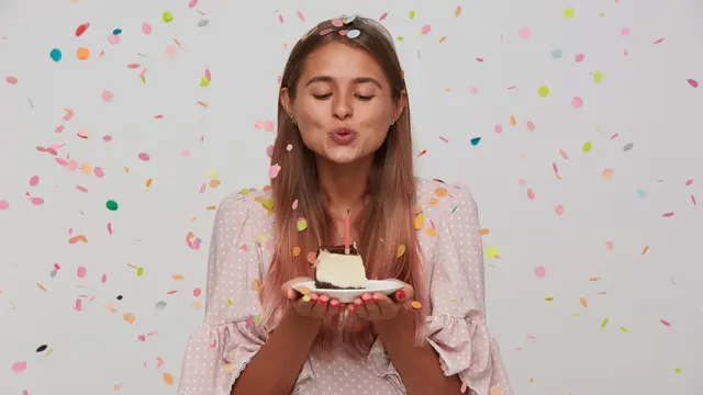 Ilustrasi ulang tahun, diri sendiri