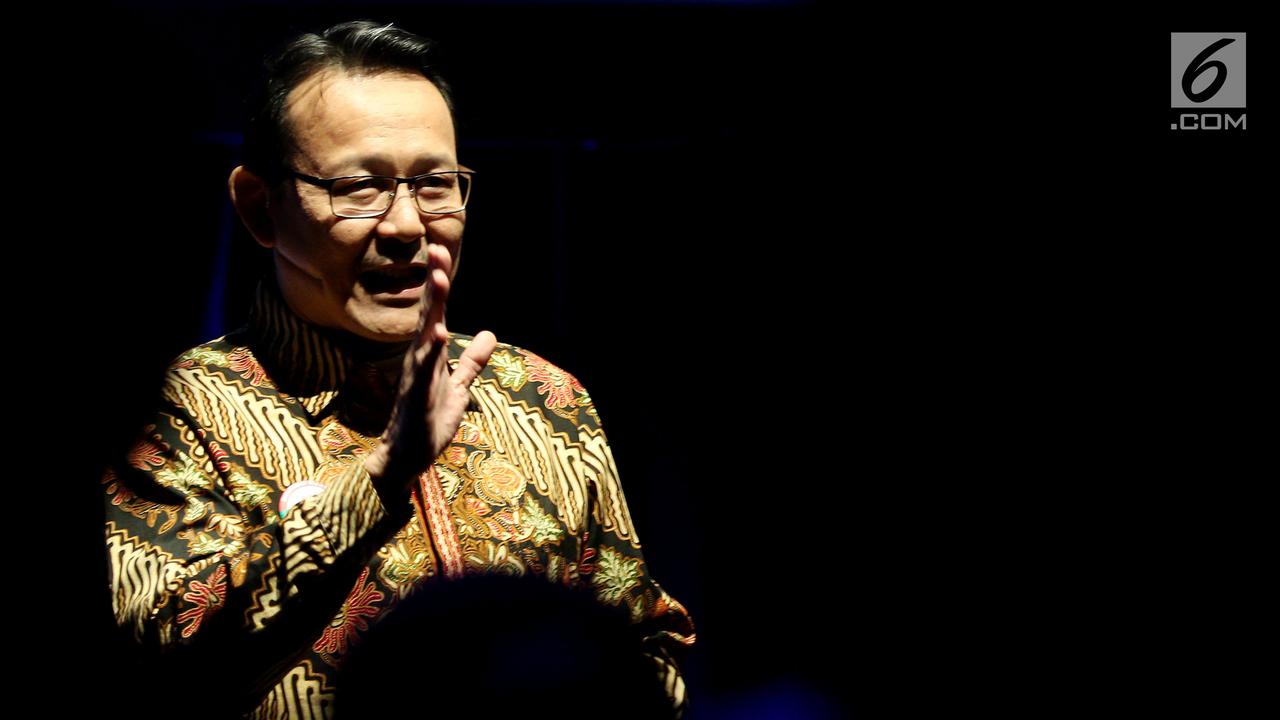 Direktur Utama BPJS Kesehatan Fachmi Idris saat menjadi Pembicara Program acara Liputan6.com "Inspirato" di SCTV Tower