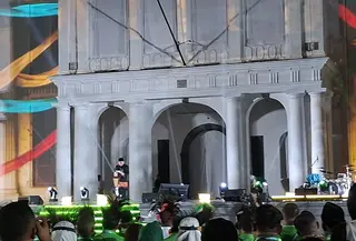 Pramono saat menghadiri Pelantikan Pimpinan Dewan Pengurus Cabang (DPC) PKB se-Indonesia masa bakti 2026-2031 di Taman Fatahillah Kota Tua, Jakarta Barat, Rabu (22/7/2026). (Rifqy Alief Abiyya/Liputan6.com)