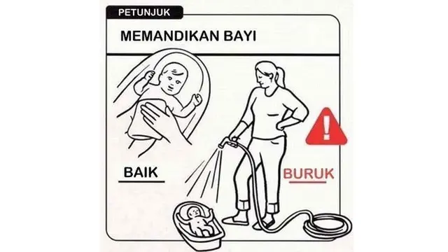 7 Tutorial Merawat Bayi Ala Netizen Ini Kocak, Jangan Ditiru
