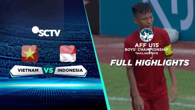Video Highlights Piala Aff U 15 2019 Timnas Indonesia U 15