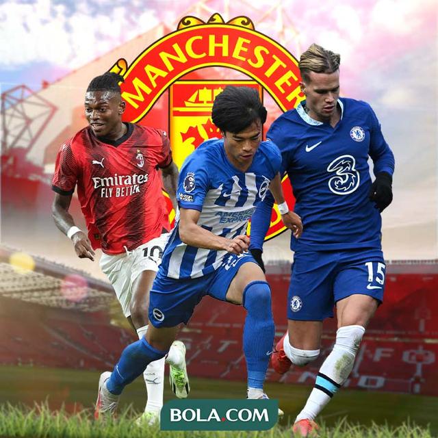 Manchester United - Rafael Leao, Kaoru Mitoma, dan Mykhaylo Mudryk