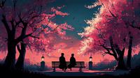 Ilustrasi romantis, malam hari, pacaran, kencan. (Image by vecstock&lt;/a&gt; on Freepik)