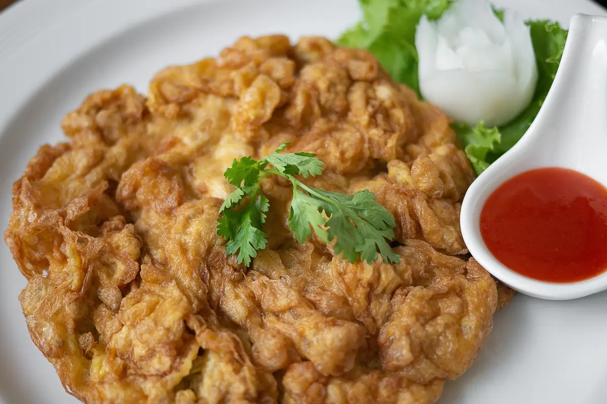 telur dadar garing
