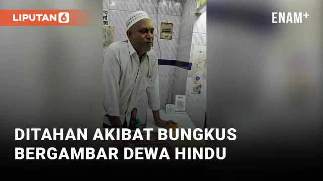 Pria Muslim India Ditahan Akibat Bungkus Makanan Bergambar Dewa Hindu