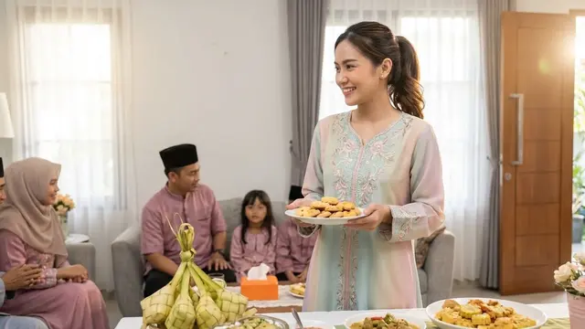 Inspirasi Style Rambut Wanita untuk Lebaran/Gemini AI
