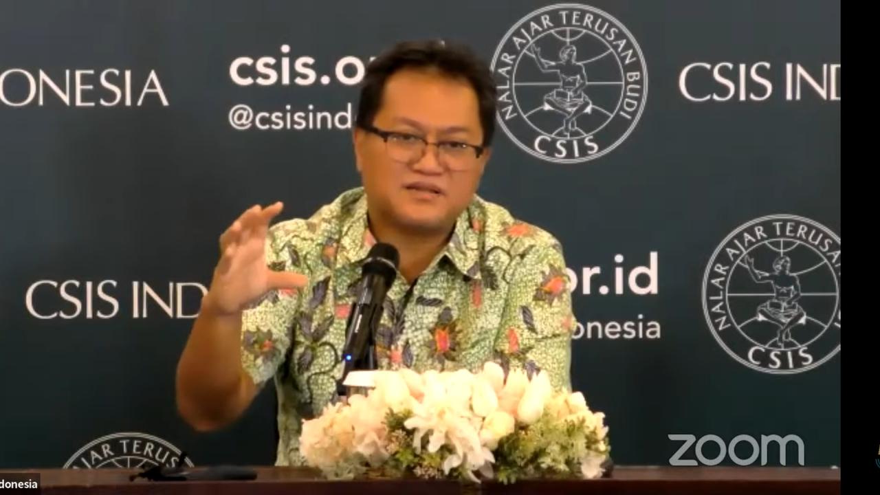 Direktur Eksekutif Center for Strategic and International Studies (CSIS) Yose Rizal Damuri.