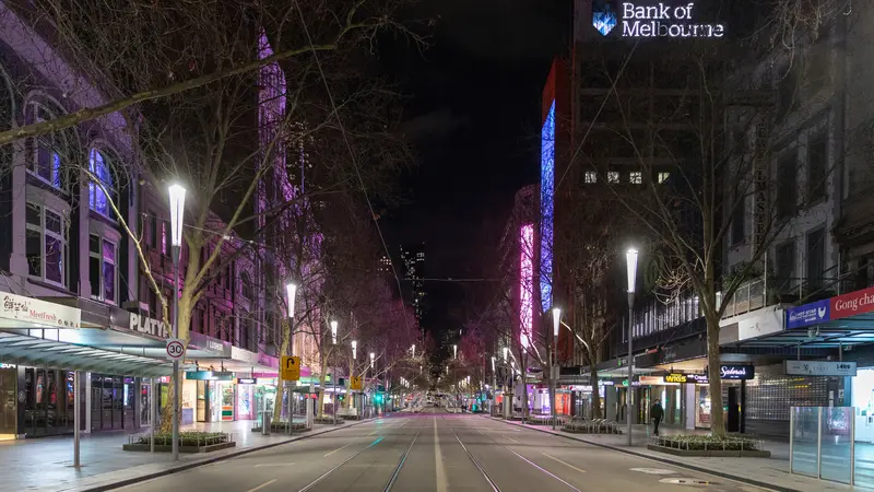 Suasana Melbourne saat Pemberlakuan Lockdown