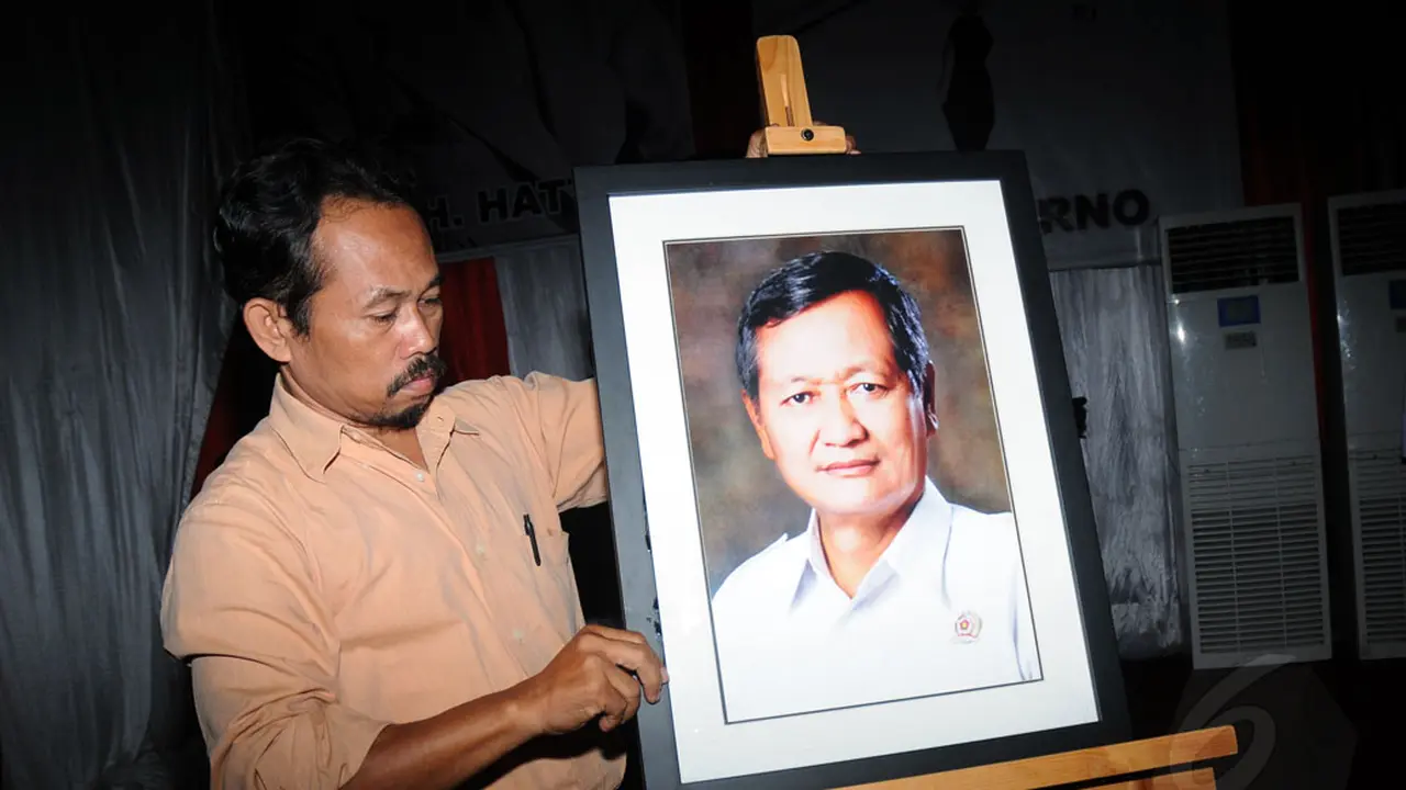 Jenazah Suhardi Disemayamkan di DPP Partai Gerindra