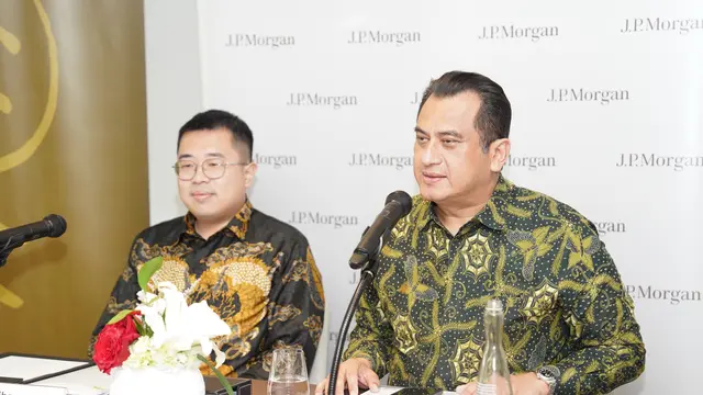 Media briefing bersama CEO and Senior Country Officer Gioshia Ralie dan Head of Indonesia Research & Strategy JPMorgan Henry Wibowo. (Foto: Istimewa)
