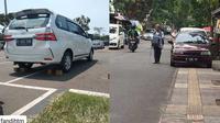 Potret parkir mobil yang membuat resah (parkirlobangsat)