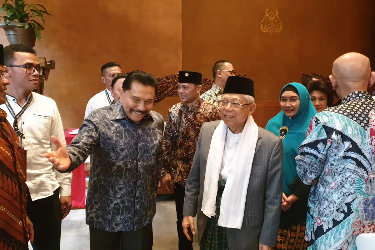 Ma'ruf Amin Hadiri Silaturahmi Purnawirawan ABRI