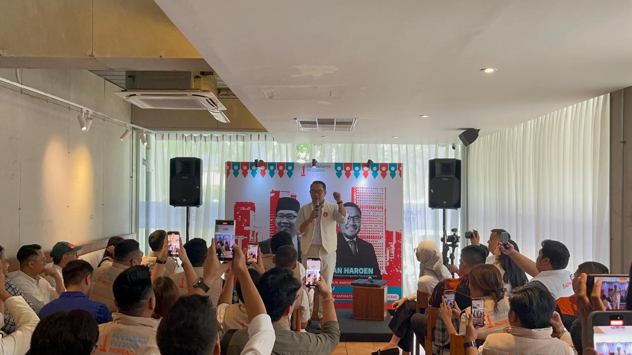 Ridwan Kamil-Suswono Dapat Dukungan Dari Pengusaha Muda Jakarta