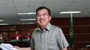 Bakal calon wakil presiden RI Jusuf Kalla menjadi saksi kasus dugaan korupsi Kemenlu di Pengadilan Tipikor, Jakarta, Rabu (4/6/2014) (Liputan6.com/Faisal R Syam).