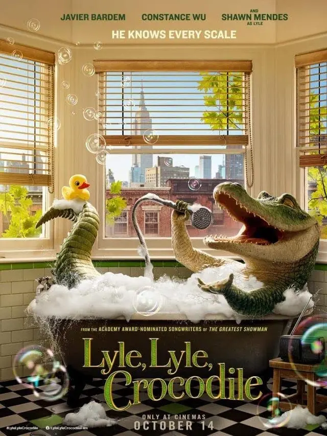 Poster film Lyle Lyle Crocodile. (Foto: Dok. Columbia Pictures)